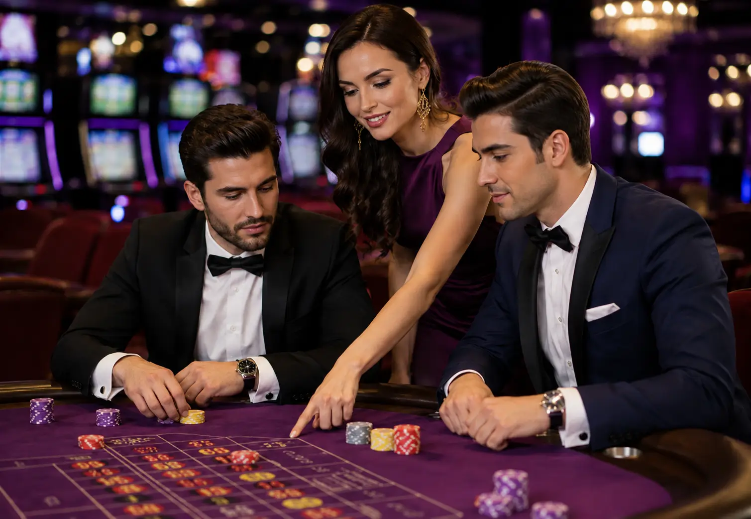 casino gaming table event