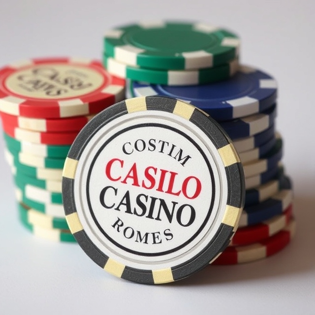 Custom Casino Chips in Magic City Casino Parties