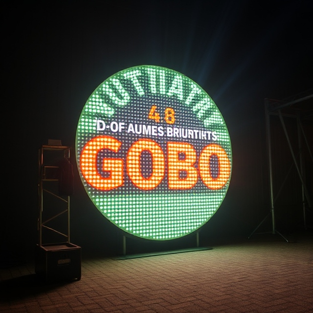Custom GOBO in Magic City Casino Parties