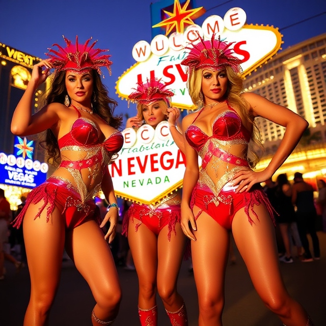 Vegas Showgirls in Magic City Casino Parties