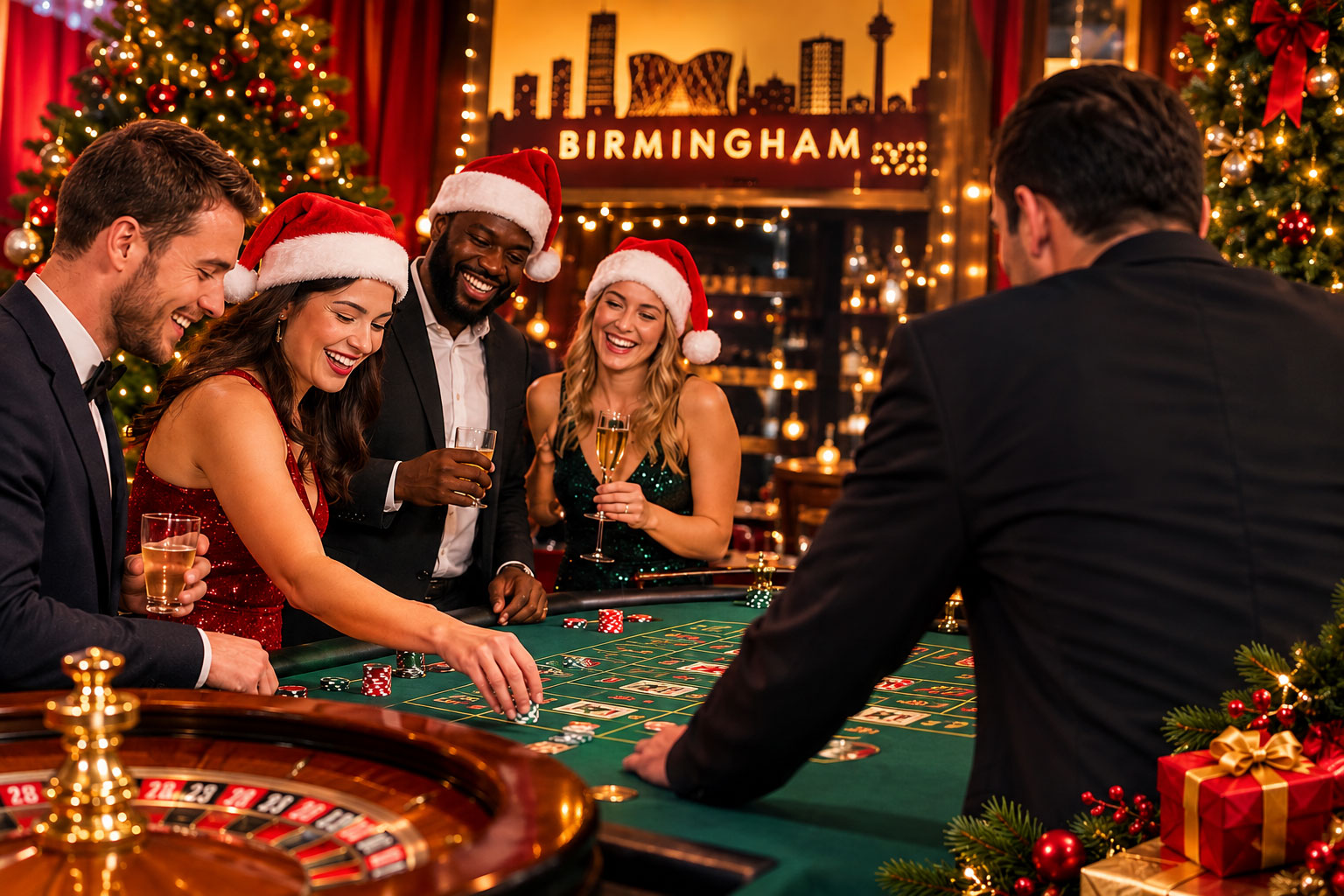 How to Plan a Memorable Christmas Casino Party for Your Birmingham Team